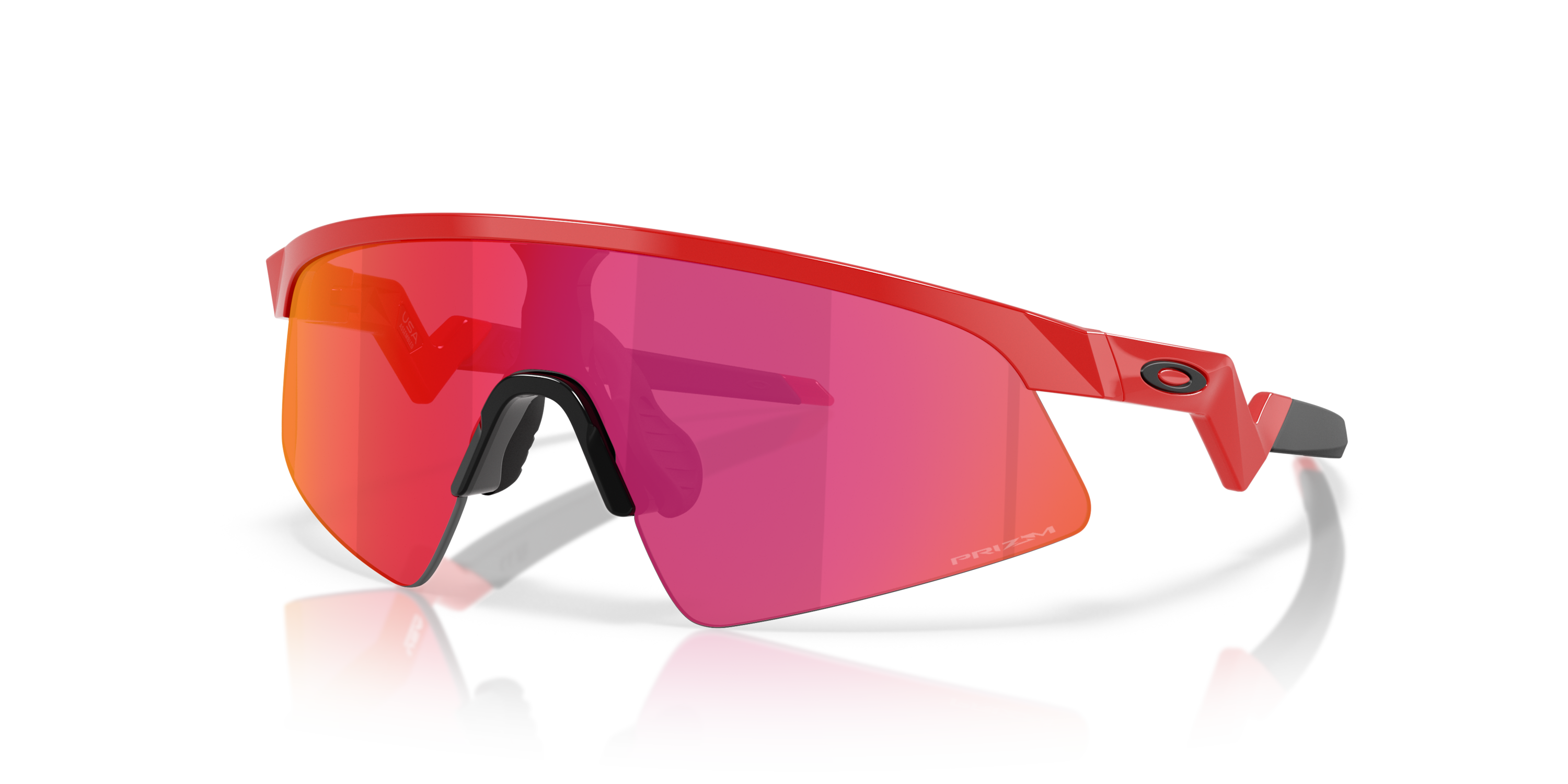 Oakley Youth Resistor Sweep Prizm Field Sunglasses Redline